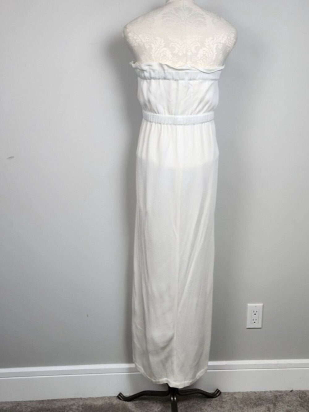 Zero + Maria Cornejo cream size 6 cream strapless dress fits Small to Medium - Picture 6 of 15